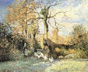 Camille Pissarro Ludas girls Germany oil painting reproduction